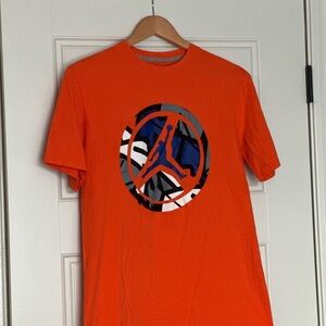 Nike Jordan Retro 8 Wheeler T-Shirt Bright Citrus Size M
